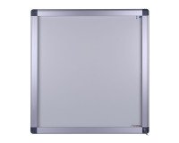 Outdoor Antares display case certified NF, lifting door with gas struts, 21 A4 sheets.