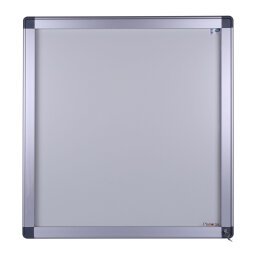 Outdoor Antares display case certified NF, lifting door with gas struts, 21 A4 sheets.