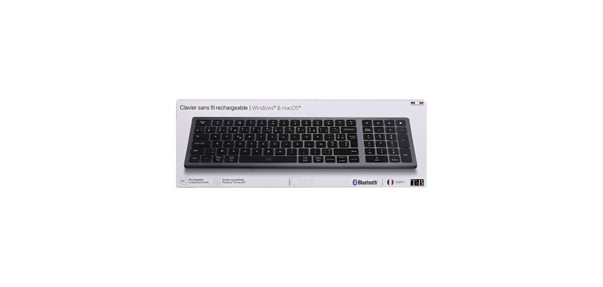 Clavier sans fil T'nB iClick Gris