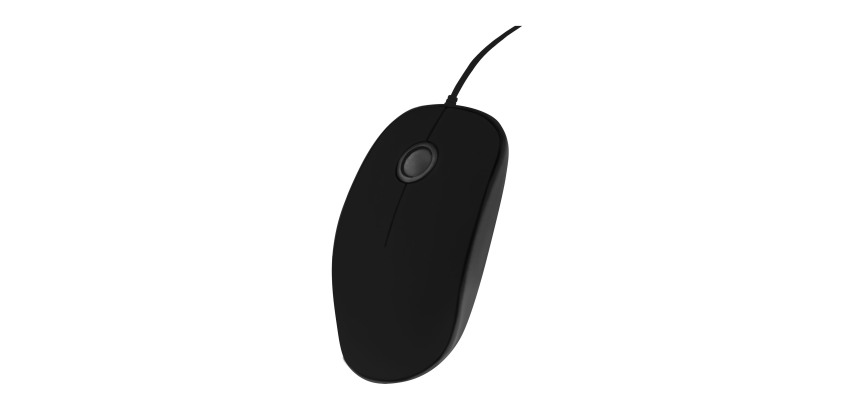 Maus mit Kabel T'nB Sunset schwarz