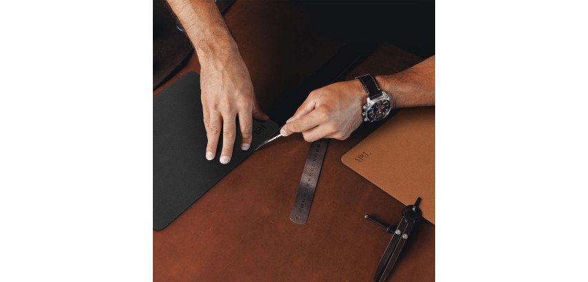 Mouse pad T'nB recycled leather