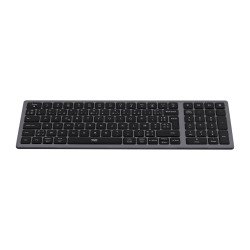 Clavier sans fil T'nB iClick Gris rechargeable