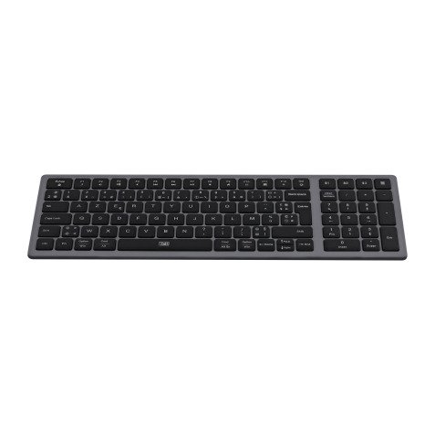 Clavier sans fil T'nB iClick Gris rechargeable