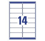 Etiquette adresse laser 99,1 x 38,1 mm Avery blanche - Boîte de 3500