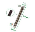 Support d’affichage magnétique 4 anneaux Djois by Tarifold