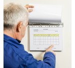 Support d’affichage magnétique 4 anneaux Djois by Tarifold