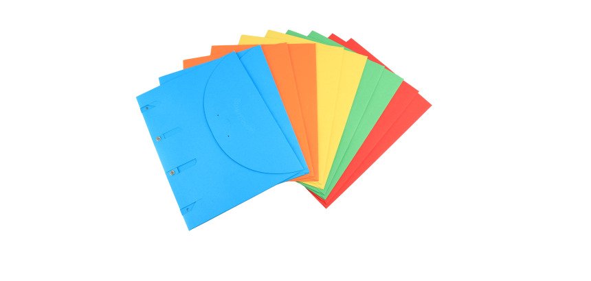 Chemise perforée sans onglet A4 Smartfolder Uno Djois by Tarifold - Paquet de 10