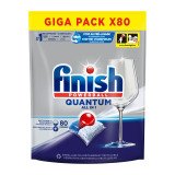 Kapseln für Geschirrspülmaschinen Finish Powerball Quantum ALL IN 1 - Packung mit 80 Stück.