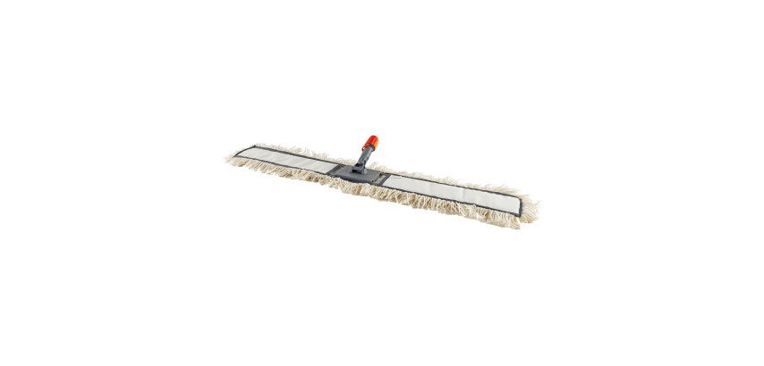 Scopa raccogli polvere con frange in cotone - 100 cm