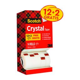 En_nastro scotch crystal 600 19mmx33m 12 pezzi e 