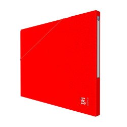 Chemise box carte Alpina Oxford 24 x 32 cm dos 1,5 cm couleur