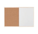 Tableau mixte, cadre en bois, (L)400 x (H)300 mm