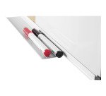 Tableau combiné magnétique Maya de Bi-Office, surfaces en liège et en acier laqué effaçable, cadre en aluminium, 60 x 45 cm