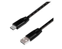 Cavo SuperSpeed USB-C Maschio/USB-A Maschio con Misuratore 1m Nero