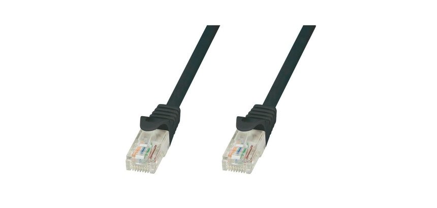 Cavo di rete Patch in CCA Cat.5E Nero UTP 3m