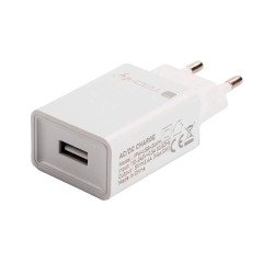 Caricatore Alimentatore USB-A da Muro 5V 2.4A per Smartphone o Tablet