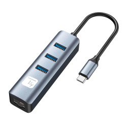 En_hub adattatore usb-c a rj45 gigabit con hub 3