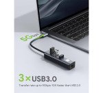 Hub adattatore USB-C a RJ45 Gigabit con Hub 3 Porte USB 5 Gbps