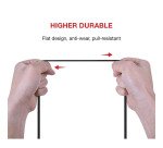 Cavo di Rete Patch Flat in Rame Cat.6A UTP 5m Nero