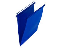 Hängeregister für Schublade aus Polypropylen Bruneau, normale Tiefe, blau