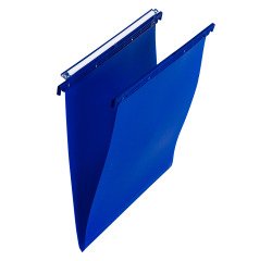Hängeregister für Schublade aus Polypropylen Bruneau, normale Tiefe, blau
