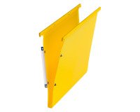 Dossier suspendu pour armoire polypropylène Bruneau fond 15 mm jaune