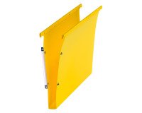 Dossier suspendu pour armoire polypropylène Bruneau fond 30 mm jaune
