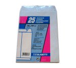 Buste a sacco Blasetti 80 g/m² bianco senza finestra chiusura autoadesiva 25 unità