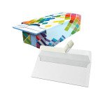 Buste Blasetti 90 g/m² 230x110 mm - bianco senza finestra 150 buste