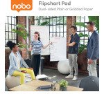 Nobo Premium Blocco di carta riciclata per lavagna 58x81cm 70g/m²
