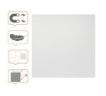 Nobo Lavagna Magnetica Modulare Senza Cornice 450x450 mm
