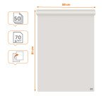 Nobo Premium Blocco di carta riciclata per lavagna 58x81cm 70g/m²