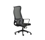 Sedia direzionale schienale alto Lacan 2 colore nero