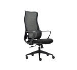 Sedia direzionale schienale alto Lacan 2 colore nero