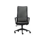 Sedia direzionale schienale alto Lacan 2 colore nero