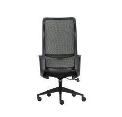 Sedia direzionale schienale alto Lacan 2 colore nero