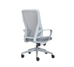 Sedia direzionale schienale medio Lacan 1 colore grigio