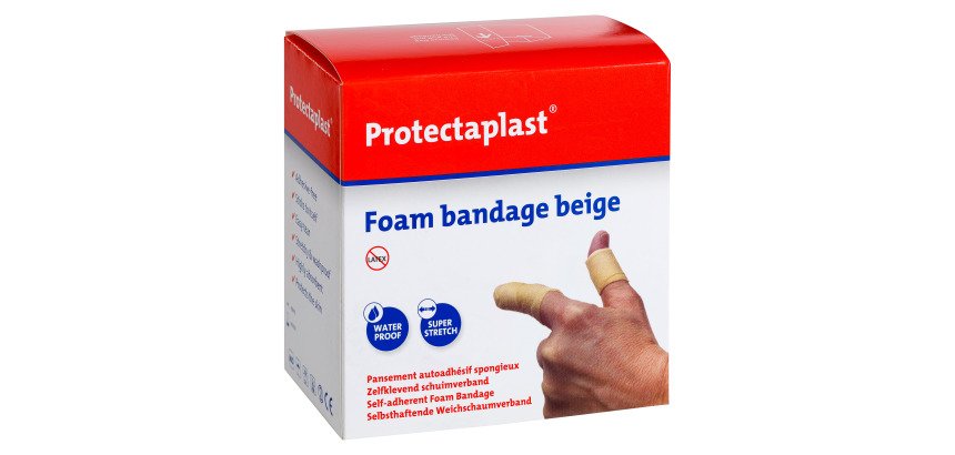 Pansement autoadhésif bande à découper 6 cm x 4,5 m, beige