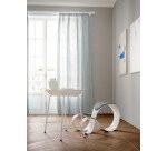Sgabello ergonomico Moon scocca colore bianco