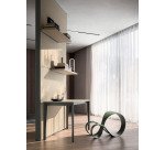 Sgabello ergonomico Moon scocca colore antracite