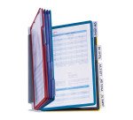 Protège-documents pivotant mural Vario Wall 10 PVC A4 10 pochettes - 20 vues couleurs assorties