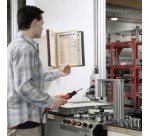 Protège-documents pivotant mural Vario Wall 10 PVC A4 10 pochettes - 20 vues couleurs assorties