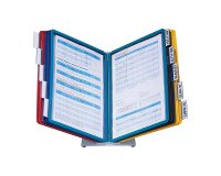 Protège-documents pivotant pupitre Vario Sherpa Durable A4 10 pochettes - 20 vues couleurs assorties