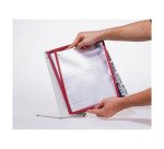 Protège-documents pivotant pupitre Vario Sherpa Durable A4 10 pochettes - 20 vues couleurs assorties