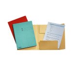 Chemise dossier 3 rabats Esselte 24 x 31,8 cm bleu - Paquet de 50