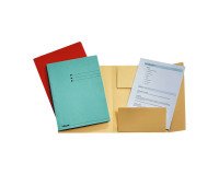 Chemise dossier 3 rabats Esselte 24 x 31,8 cm bleu - Paquet de 50