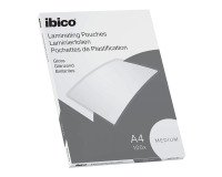 Laminating pouches Ibico A4 2 x 100 µ shiny - Box of 100