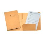 Chemise dossier 3 rabats Esselte Manila 24 x 31,8 cm chamois - Paquet de 50