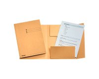 Dossiermap Esselte 275gr 3kleppen gems