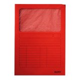 Chemises coin papier avec fenêtre Leitz A4 160 g - Paquet de 100